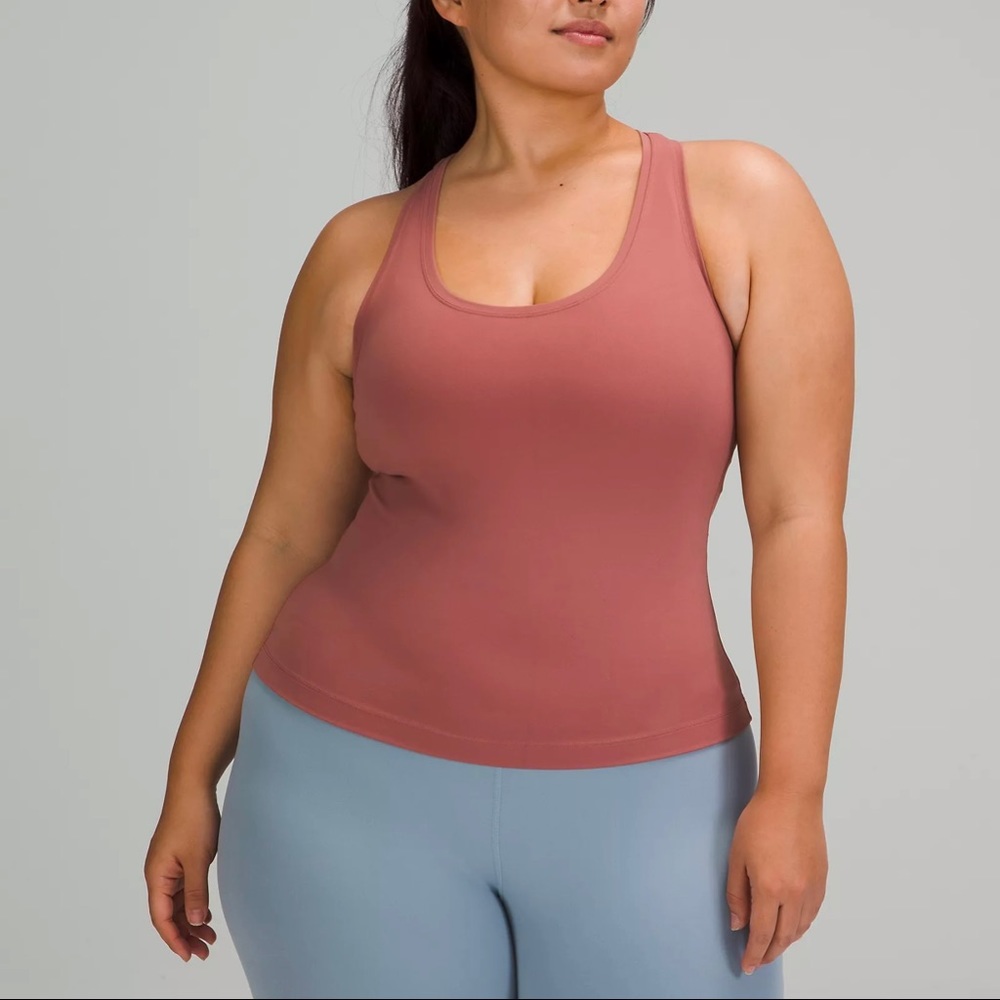 Cool Racerback Short Tank Top Nulu 6 Spiced Chai Lululemon